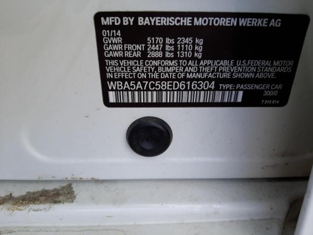 Photo 10 from auction – 2014 BMW 528 XI with VIN WBA5A7C58ED616304