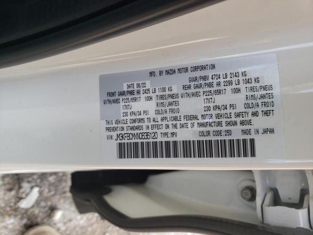 Photo 10 from auction – 2022 MAZDA CX-5 PREFE with VIN JM3KFBCMXN0636120
