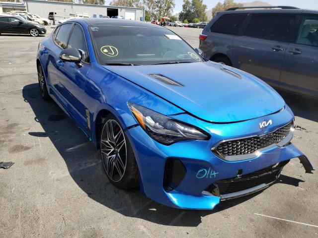KIA STINGER GT 2022 with VIN KNAE55LC3N6121973 - Photo from auction
