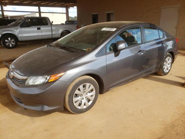 Photo 2 from auction – 2012 HONDA CIVIC LX with VIN 2HGFB2F57CH327662