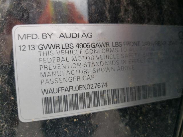 Photo 10 from auction – 2014 AUDI A4 PREMIUM with VIN WAUFFAFL0EN027674