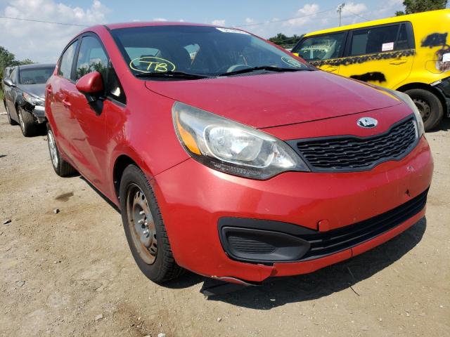 KIA RIO LX 2013 with VIN KNADM4A3XD6275753 - Photo from auction