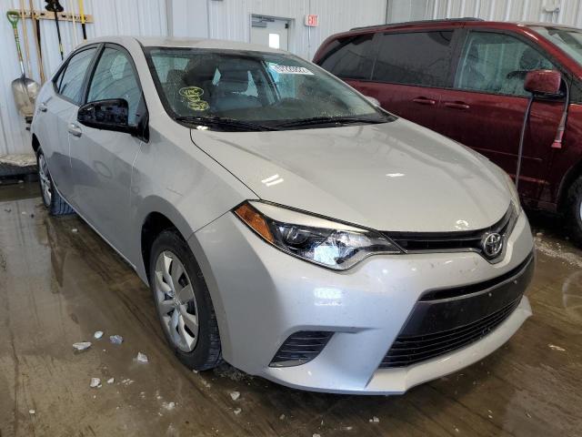 TOYOTA COROLLA L 2015 with VIN 2T1BURHE9FC321762 - Photo from auction