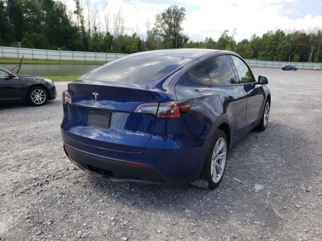 Photo 4 from auction – 2021 TESLA MODEL Y with VIN 5YJYGDEE7MF196035