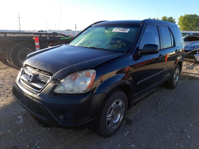 Photo 2 from auction – 2006 HONDA CR-V LX with VIN SHSRD68586U402365
