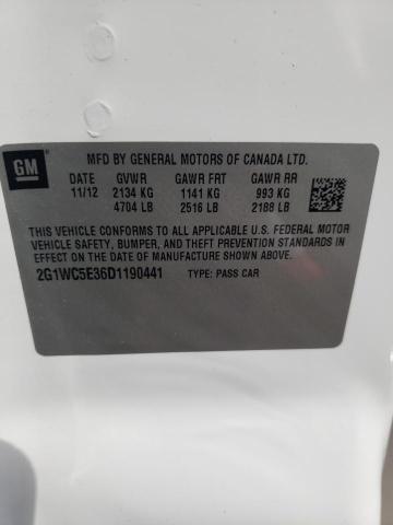 Photo 10 from auction – 2013 CHEVROLET IMPALA LTZ with VIN 2G1WC5E36D1190441