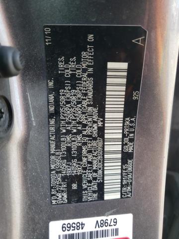 Photo 10 from auction – 2011 TOYOTA SIENNA SPO with VIN 5TDXK3DC2BS099807