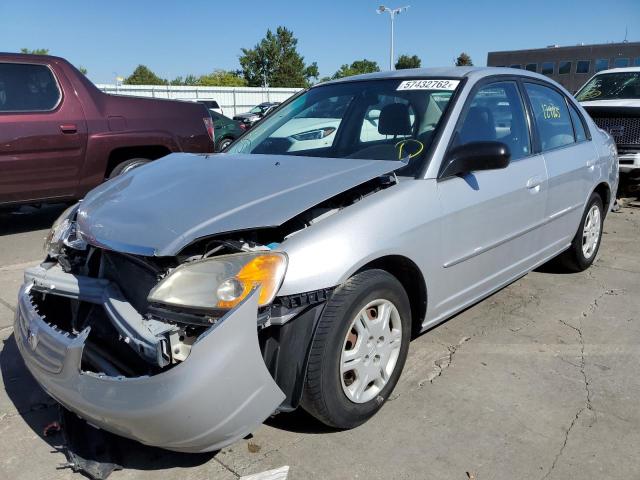 Photo 2 from auction – 2002 HONDA CIVIC LX with VIN 2HGES16512H550901