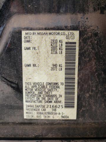 Photo 10 from auction – 2013 NISSAN ALTIMA 2.5 with VIN 1N4AL3AP7DC216625