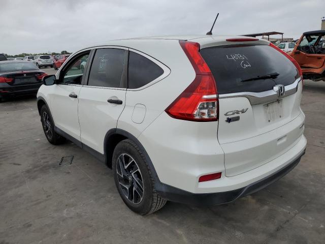 Photo 3 from auction – 2016 HONDA CR-V SE with VIN 5J6RM3H47GL025792