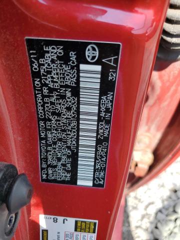 Photo 10 from auction – 2011 TOYOTA PRIUS with VIN JTDKN3DU3B1379632