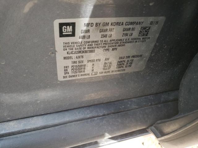 Photo 10 from auction – 2019 BUICK ENCORE ESS with VIN KL4CJGSM3KB878803