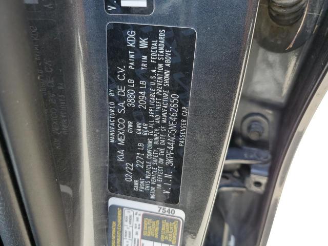Photo 10 from auction – 2022 KIA FORTE GT with VIN 3KPF44AC5NE462650