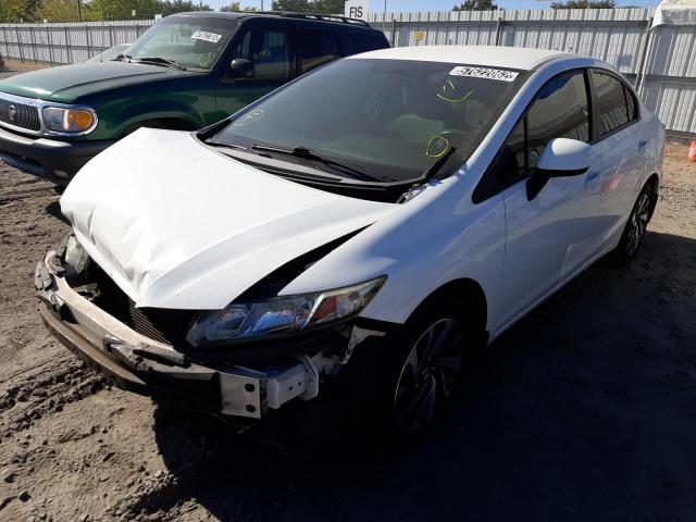 Photo 2 from auction – 2013 HONDA CIVIC LX with VIN 19XFB2F54DE274818