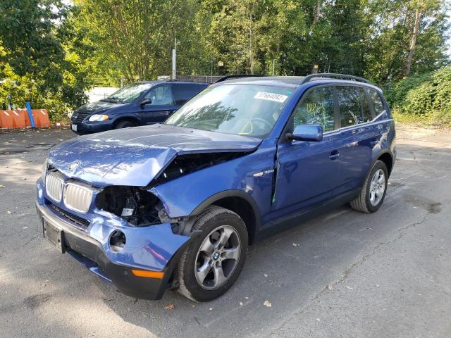 Photo 2 from auction – 2007 BMW X3 3.0SI with VIN WBXPC93417WF04501