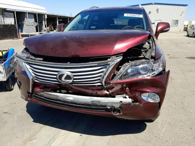 Photo 9 from auction – 2013 LEXUS RX 450 with VIN JTJBC1BA9D2438597