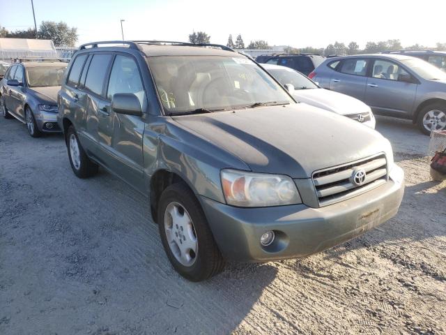 TOYOTA HIGHLANDER 2006 with VIN JTEDP21A560109526 - Photo from auction