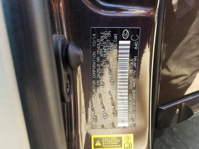 Photo 10 from auction – 2015 LEXUS ES 350 with VIN JTHBK1GG0F2165800