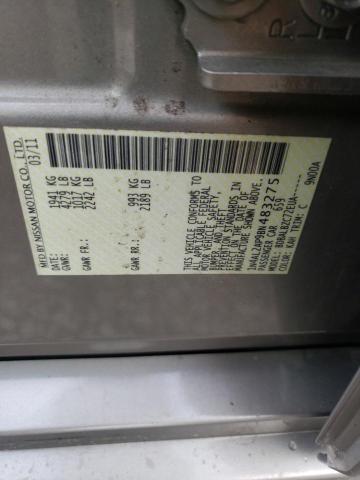 Photo 10 from auction – 2011 NISSAN ALTIMA BAS with VIN 1N4AL2AP9BN483275