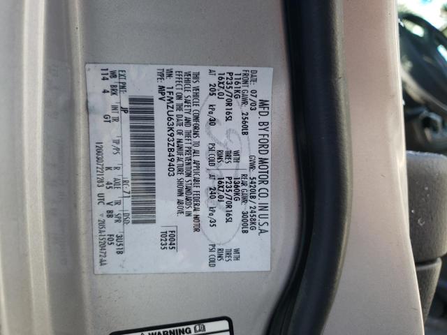 Photo 10 from auction – 2003 FORD EXPLORER X with VIN 1FMZU63K93ZB49403