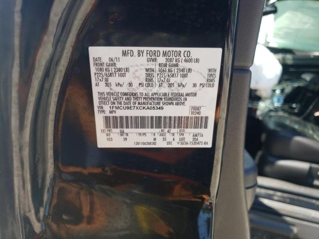 Photo 10 from auction – 2012 FORD ESCAPE LIM with VIN 1FMCU9E7XCKA05349