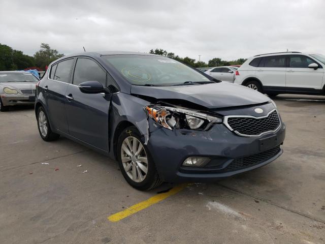 KIA FORTE EX 2014 with VIN KNAFX5A86E5219141 - Photo from auction