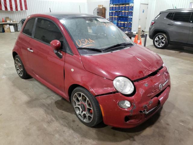 FIAT 500 SPORT 2012 with VIN 3C3CFFBR8CT365399 - Photo from auction