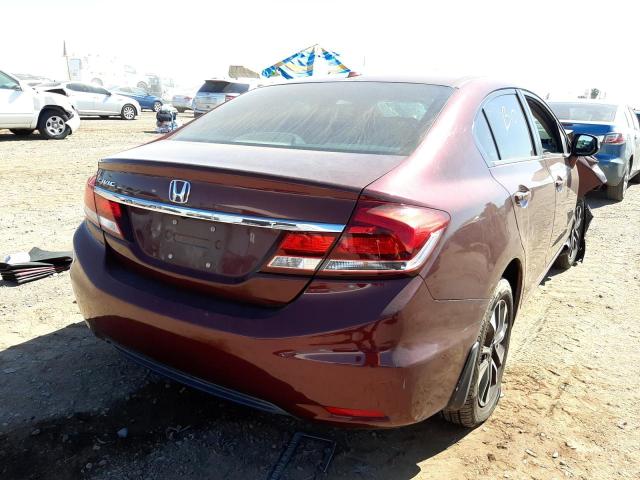 Photo 4 from auction – 2013 HONDA CIVIC EXL with VIN 19XFB2F98DE058120