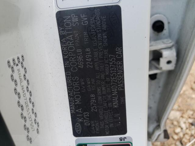 Photo 10 from auction – 2014 KIA CADENZA PR with VIN KNALN4D72E5137557