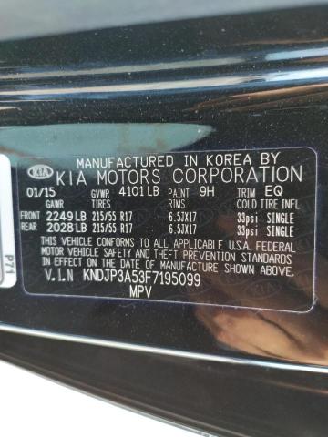 Photo 10 from auction – 2015 KIA SOUL + with VIN KNDJP3A53F7195099