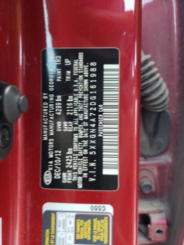Photo 10 from auction – 2013 KIA OPTIMA EX with VIN 5XXGN4A72DG161988