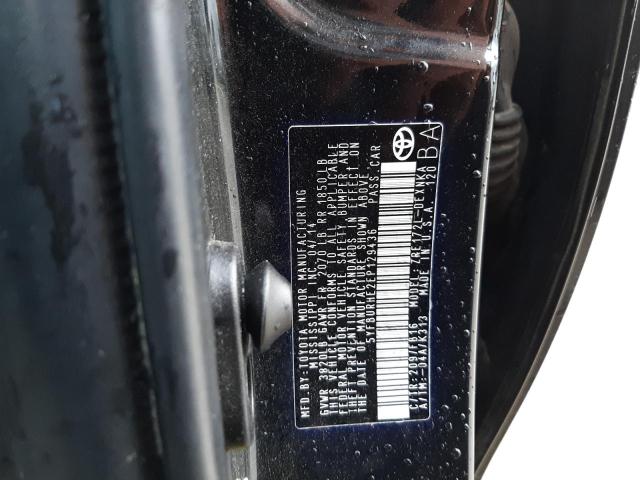 Photo 10 from auction – 2014 TOYOTA COROLLA L with VIN 5YFBURHE2EP129436