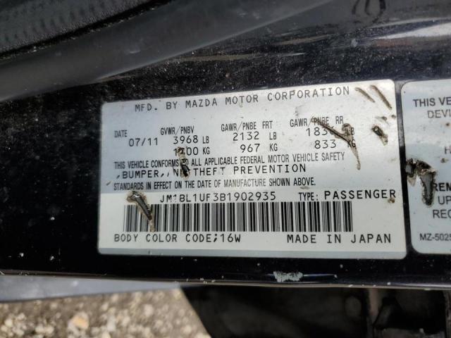 Photo 10 from auction – 2011 MAZDA 3 I with VIN JM1BL1UF3B1902935
