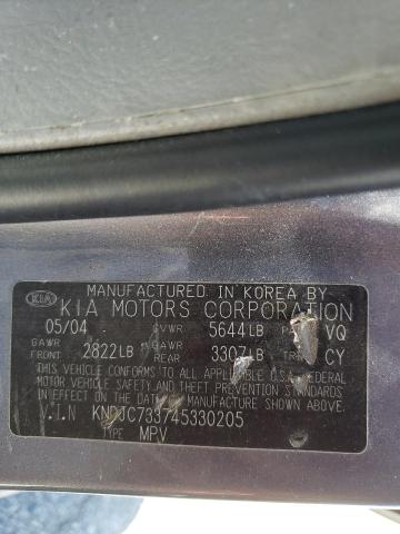 Photo 10 from auction – 2004 KIA SORENTO EX with VIN KNDJC733745330205
