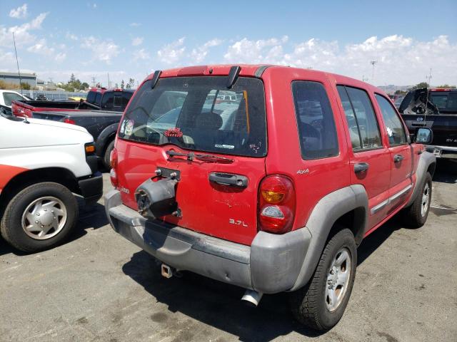 Photo 4 from auction – 2002 JEEP LIBERTY SP with VIN 1J4GL48K92W260006