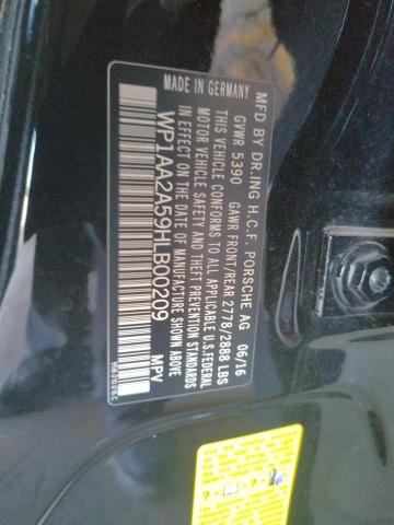 Photo 10 from auction – 2017 PORSCHE MACAN with VIN WP1AA2A59HLB00209