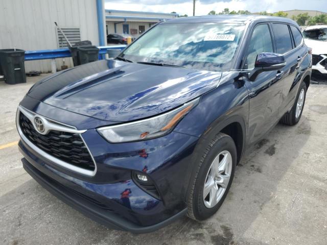 Photo 2 from auction – 2022 TOYOTA HIGHLANDER with VIN 5TDZZRAH3NS545152