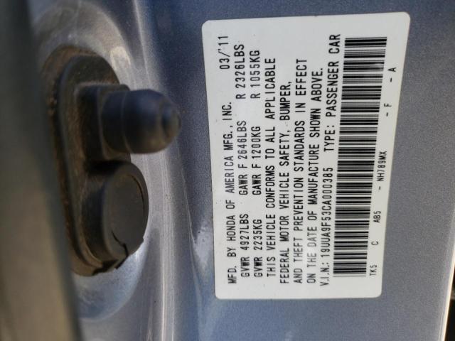 Photo 10 from auction – 2012 ACURA TL with VIN 19UUA9F53CA000385