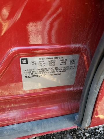 Photo 10 from auction – 2013 BUICK LACROSSE with VIN 1G4GA5E37DF314142