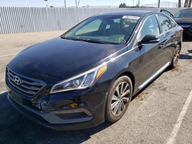Photo 2 from auction – 2017 HYUNDAI SONATA SPO with VIN 5NPE34AF8HH503586