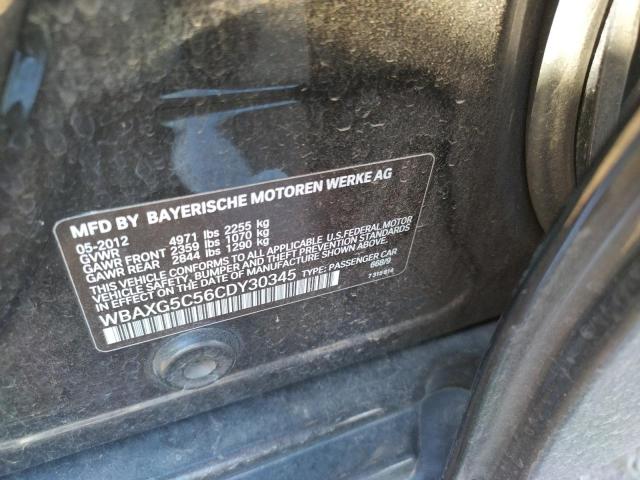 Photo 10 from auction – 2012 BMW 528 I with VIN WBAXG5C56CDY30345