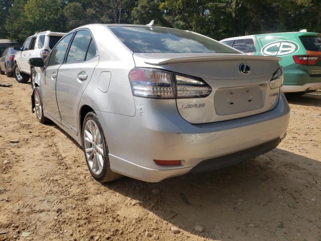 Photo 3 from auction – 2010 LEXUS HS 250H with VIN JTHBB1BAXA2037298