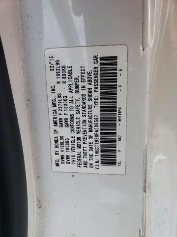 Photo 10 from auction – 2015 HONDA ACCORD LX- with VIN 1HGCT1B30FA008587