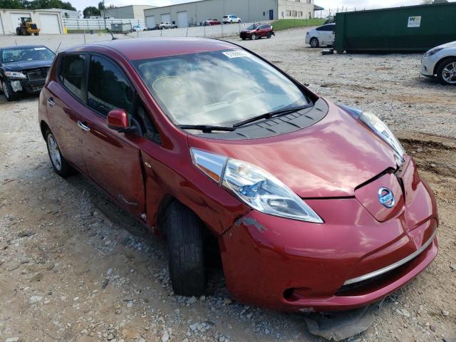 NISSAN LEAF SV 2012 with VIN JN1AZ0CP2CT021389 - Photo from auction