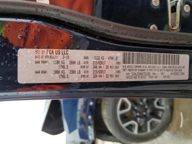 Photo 10 from auction – 2019 JEEP COMPASS TR with VIN 3C4NJDDB0KT721821
