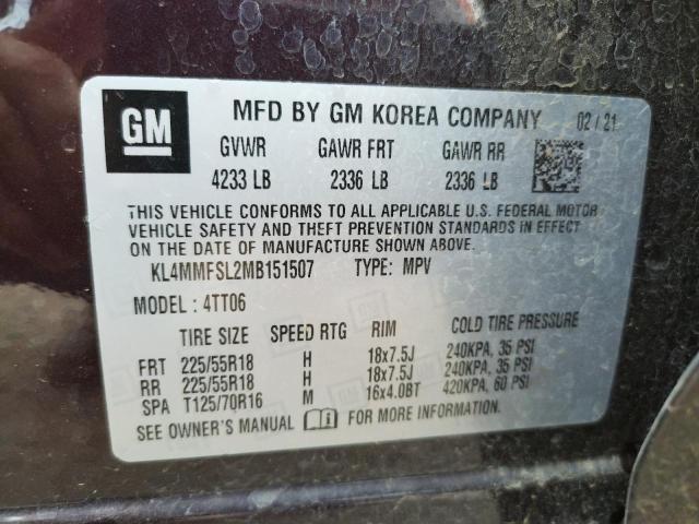 Photo 10 from auction – 2021 BUICK ENCORE GX with VIN KL4MMFSL2MB151507