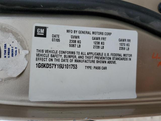 Photo 10 from auction – 2006 CADILLAC DTS with VIN 1G6KD57Y16U101753