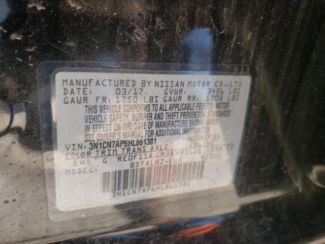 Photo 10 from auction – 2017 NISSAN VERSA S with VIN 3N1CN7AP6HL861381