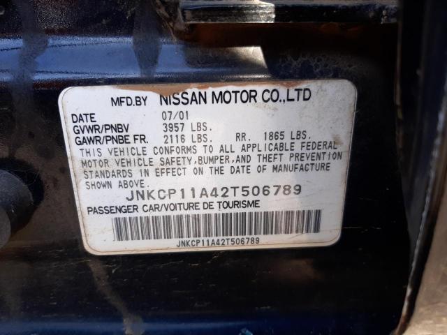 Photo 10 from auction – 2002 INFINITI G20 with VIN JNKCP11A42T506789