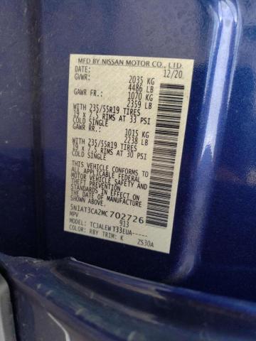 Photo 10 from auction – 2021 NISSAN ROGUE SL with VIN 5N1AT3CA2MC702726